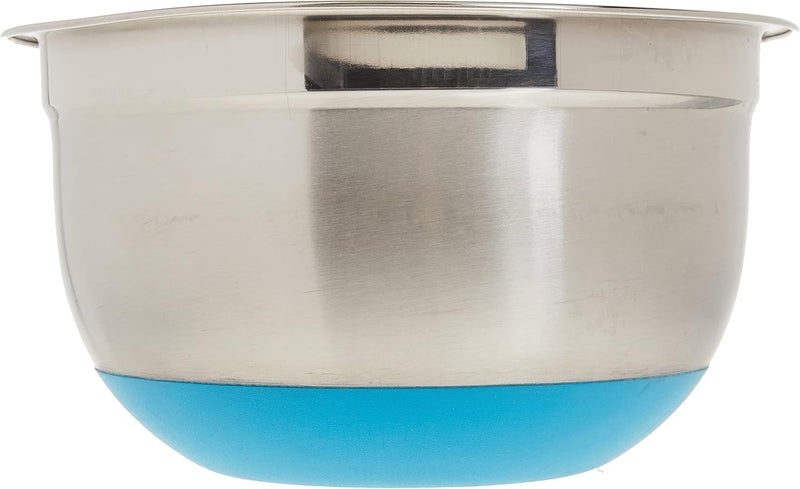 ExcelSteel 3-Quart Stainless Steel Mixing Bowl with Non-Skid Base - Image 2